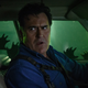 Ash Williams (Bruce Campbell) in his beloved Delta.